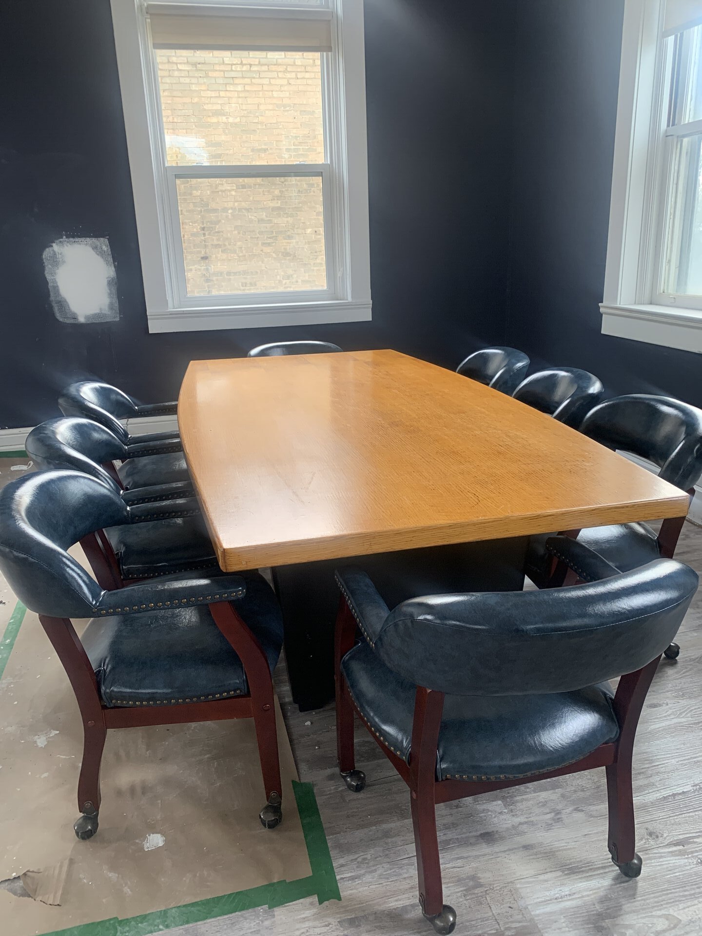 Boardroom corporate setup